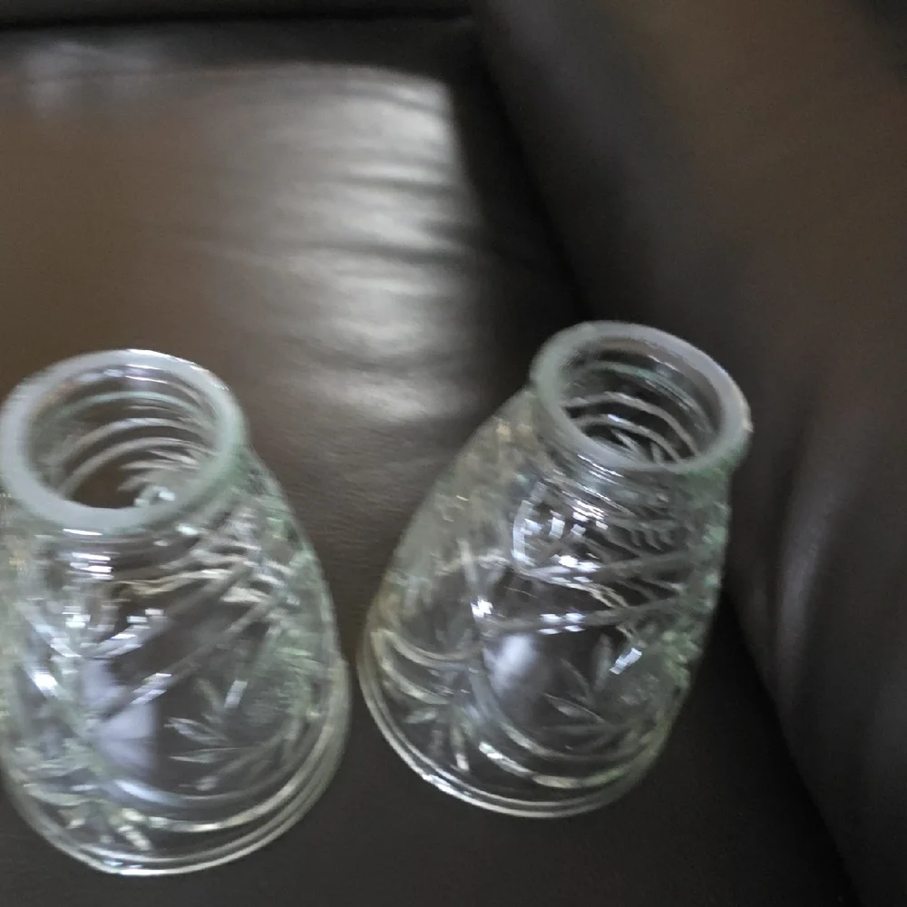 Clear Glass Light Globe Set